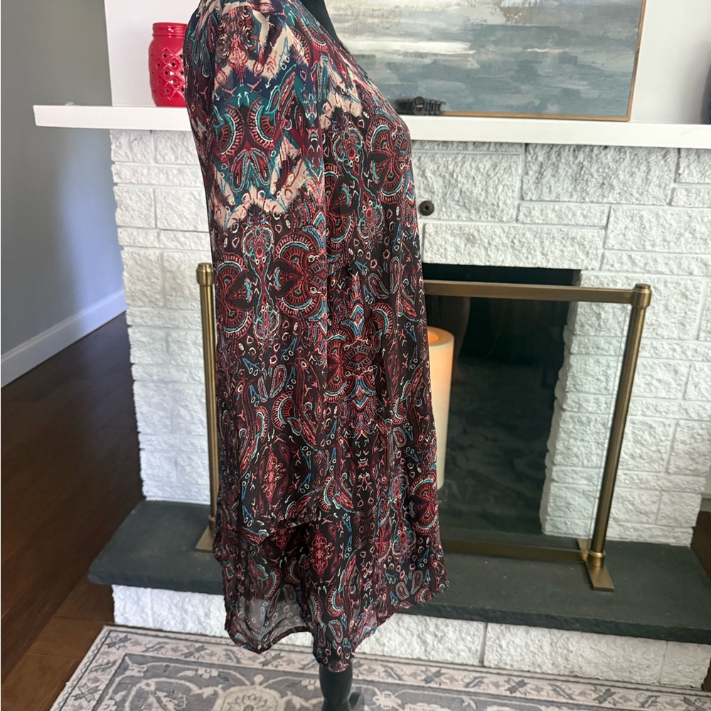 Boutique Style Multicolor Patterned Dress - Picture 3 of 5